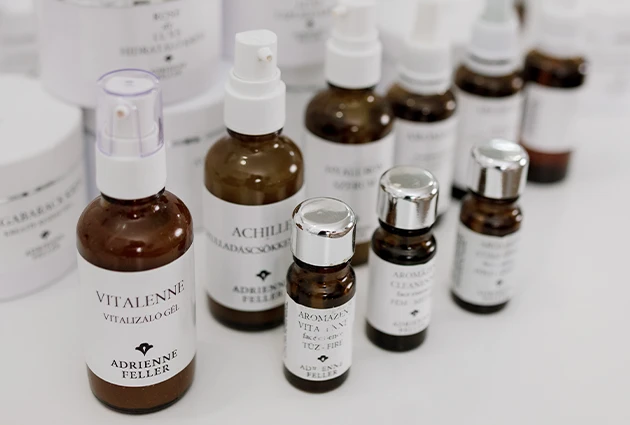 Adrienne Feller natúrkozmetikai arckezelés természetes hatóanyagokkal és aromaterápiás bőrápolással